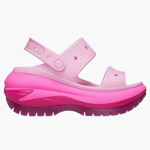 Crocs Mega Crush Sandal Bubble Pink Matte New w/out tags